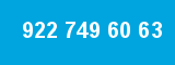 922 749 60 63 922 749 60 63